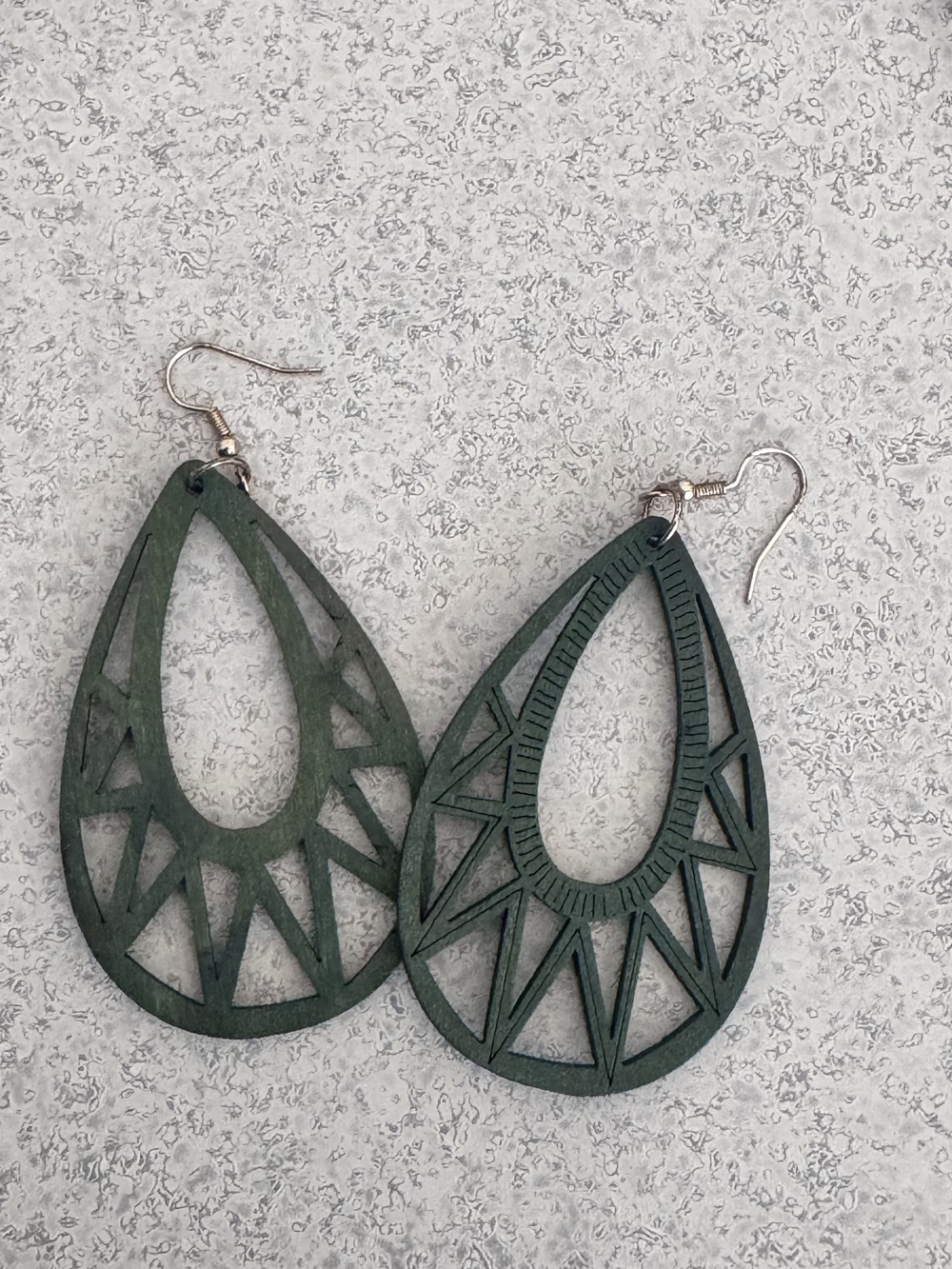 Wooden Earring Set (5 Pieces)